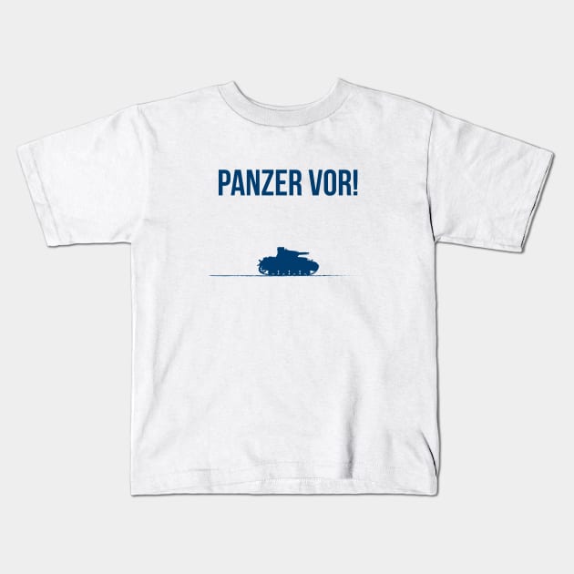 Panzer vor! Kids T-Shirt by Stefaan